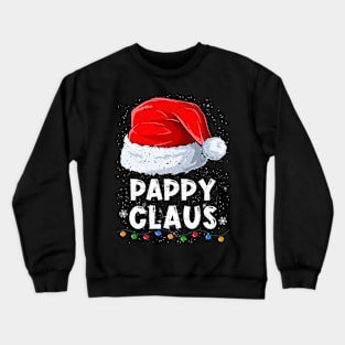 Pappy Claus Christmas Santa Family Matching Pajama Crewneck Sweatshirt